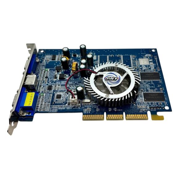 PNY Geforce FX5500 DDR 128MB AGP Video Card VCGFX55APB - Picture 1 of 3